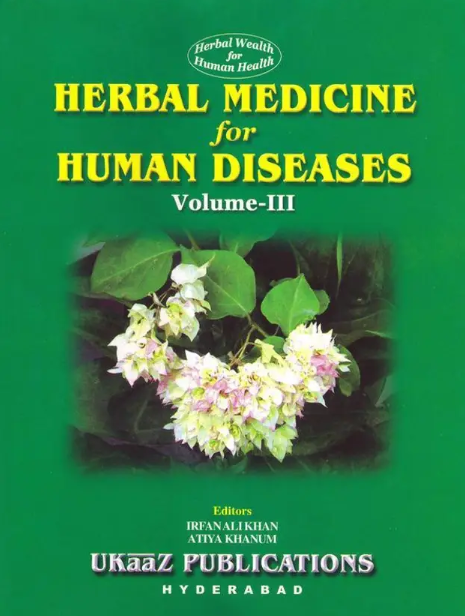 Herbal Medicine for Human Diseases,   Vol. 1 & Vo1. 2    each Vol.